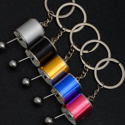 Brightly colored metallic screw keychains with ring accessories, stylish and durable for promotional giveaways, fashion accessories, or keys, offered at Monalisa Store for trendy, high-quality products.