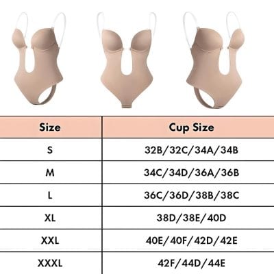 Seamless nude body shaper lingerie for women, available in various sizes for support and shaping, perfect for everyday wear or special occasions.