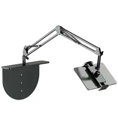 High-quality, adjustable mount for eyeglass magnifiers, perfect for precise vision correction and optical work stations. Durable and versatile, designed for optimal stability and comfort during detailed tasks.