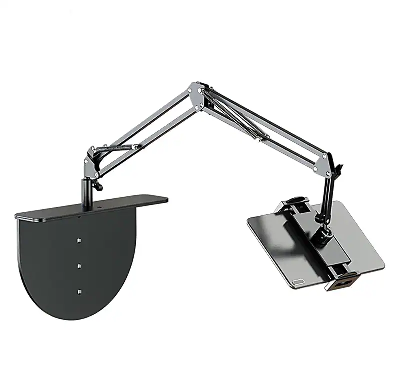 High-quality, adjustable mount for eyeglass magnifiers, perfect for precise vision correction and optical work stations. Durable and versatile, designed for optimal stability and comfort during detailed tasks.