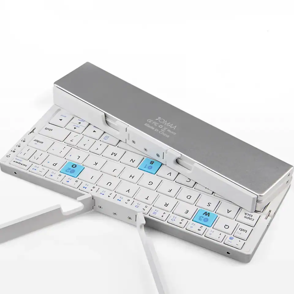 Compact wireless medical keyboard for clinics and hospitals, enhanced with medical-grade sterilization features, designed for healthcare professionals for efficient patient data management.