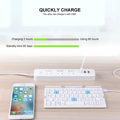 Portable fast-charging device for smartphones and gadgets, offering quick charge in 2 hours, with USB charging and long standby time. Ideal for efficient mobile device power management.