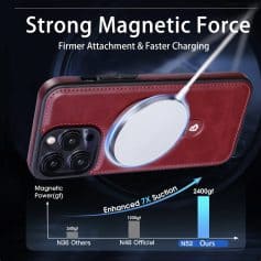 High-Quality Wireless Charging with Powerful Magnetic Attachment.