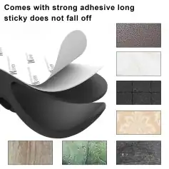 Close-up of adhesive notes showing durability and strong long-lasting stickiness for reliable attachment in office environments.