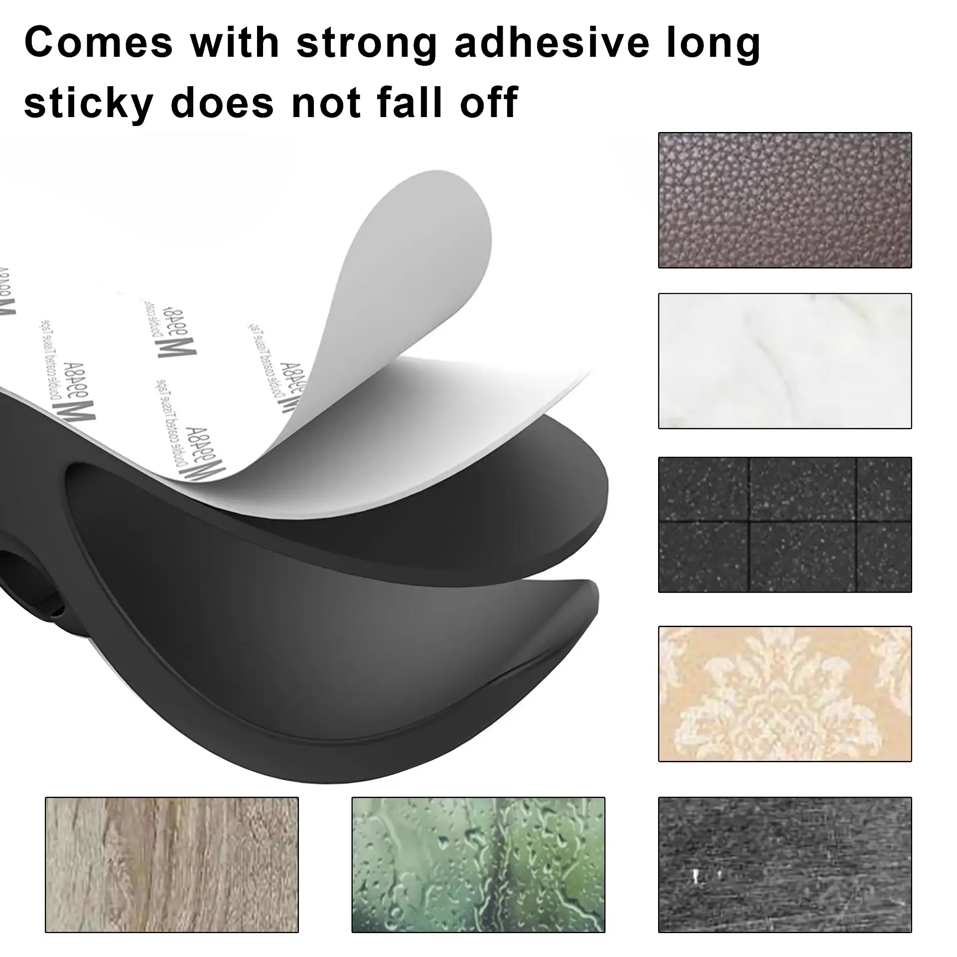 Close-up of adhesive notes showing durability and strong long-lasting stickiness for reliable attachment in office environments.