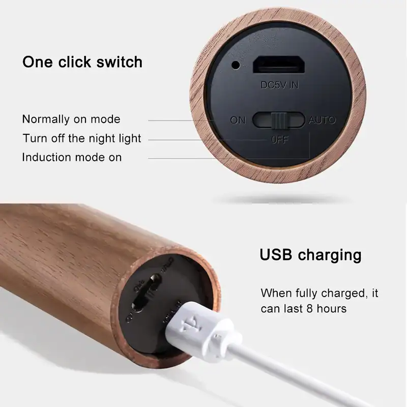 Optical device with USB charging, adjustable modes for night and induction lighting, ideal for medical and optical use. Long-lasting battery up to 8 hours.