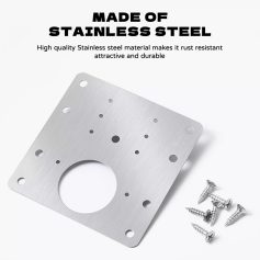 High-quality stainless steel plate, rust-resistant and durable, ideal for medical, dental, and cosmetic device applications. Perfect for secure, long-lasting installations.
