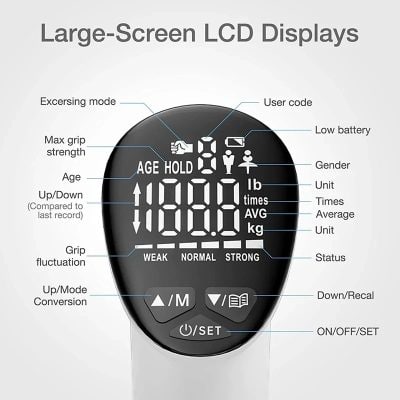 Digital blood pressure monitor with large-screen LCD for accurate readings and easy operation.