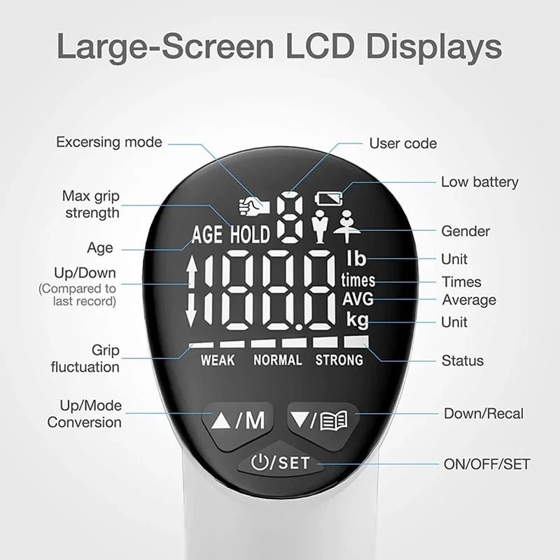 Digital blood pressure monitor with large-screen LCD for accurate readings and easy operation.