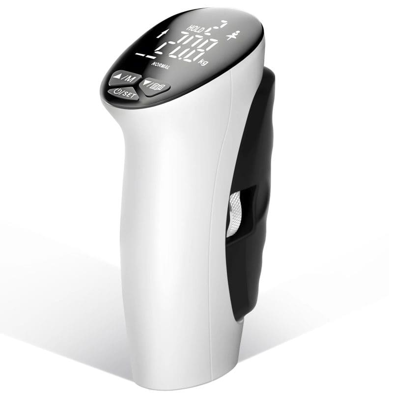 Digital blood pressure monitor with arm cuff, LCD display, and user-friendly controls for accurate readings and health tracking.