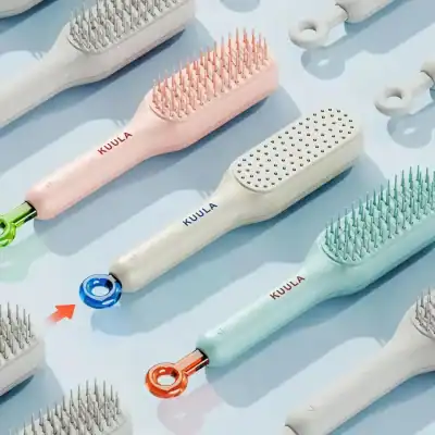 Stylish scalp massage hairbrushes from Monalisa Store, designed to promote healthy hair growth and scalp health with ergonomic handles and high-quality bristles.