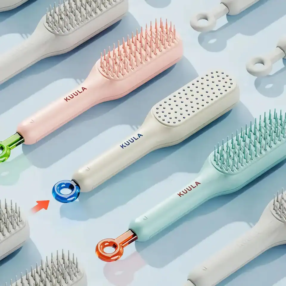 Stylish scalp massage hairbrushes from Monalisa Store, designed to promote healthy hair growth and scalp health with ergonomic handles and high-quality bristles.
