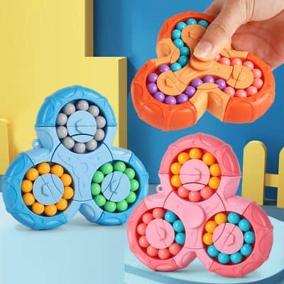 Colorful Fidget Spinner Toys for Stress Relief and Focus.