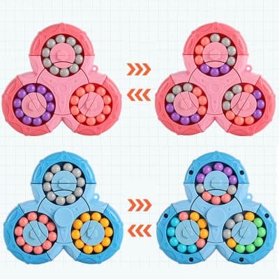 Bright multi-color sensory fidget toy for stress relief, calming anxiety, improve focus, and sensory stimulation. Perfect for adults and kids.