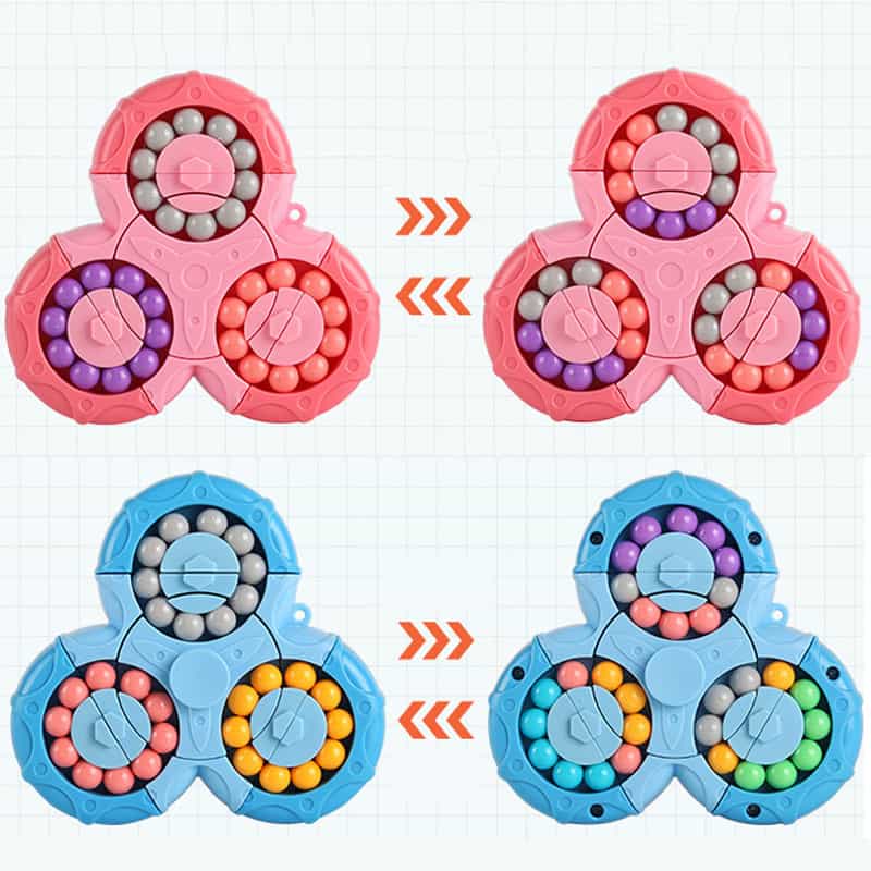 Bright multi-color sensory fidget toy for stress relief, calming anxiety, improve focus, and sensory stimulation. Perfect for adults and kids.