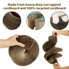 Eco-friendly corrugated cardboard structure for creative use and home decor. Durable, lightweight, and made from recycled materials. Perfect for sustainable projects and innovative designs.