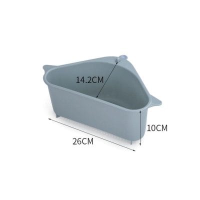 Durable plastic storage container for organization and cleaning.