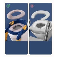 Comfortable child-friendly toilet with safety features at Monalisa Store, ideal for clinics and medical environments focusing on patient safety and hygiene in eye care and health services.