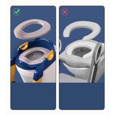 Comfortable child-friendly toilet with safety features at Monalisa Store, ideal for clinics and medical environments focusing on patient safety and hygiene in eye care and health services.