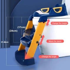 Durable kids' step stool with adjustable height, easy to move, change angles, and customized to fit children’s needs for safe step-ups.