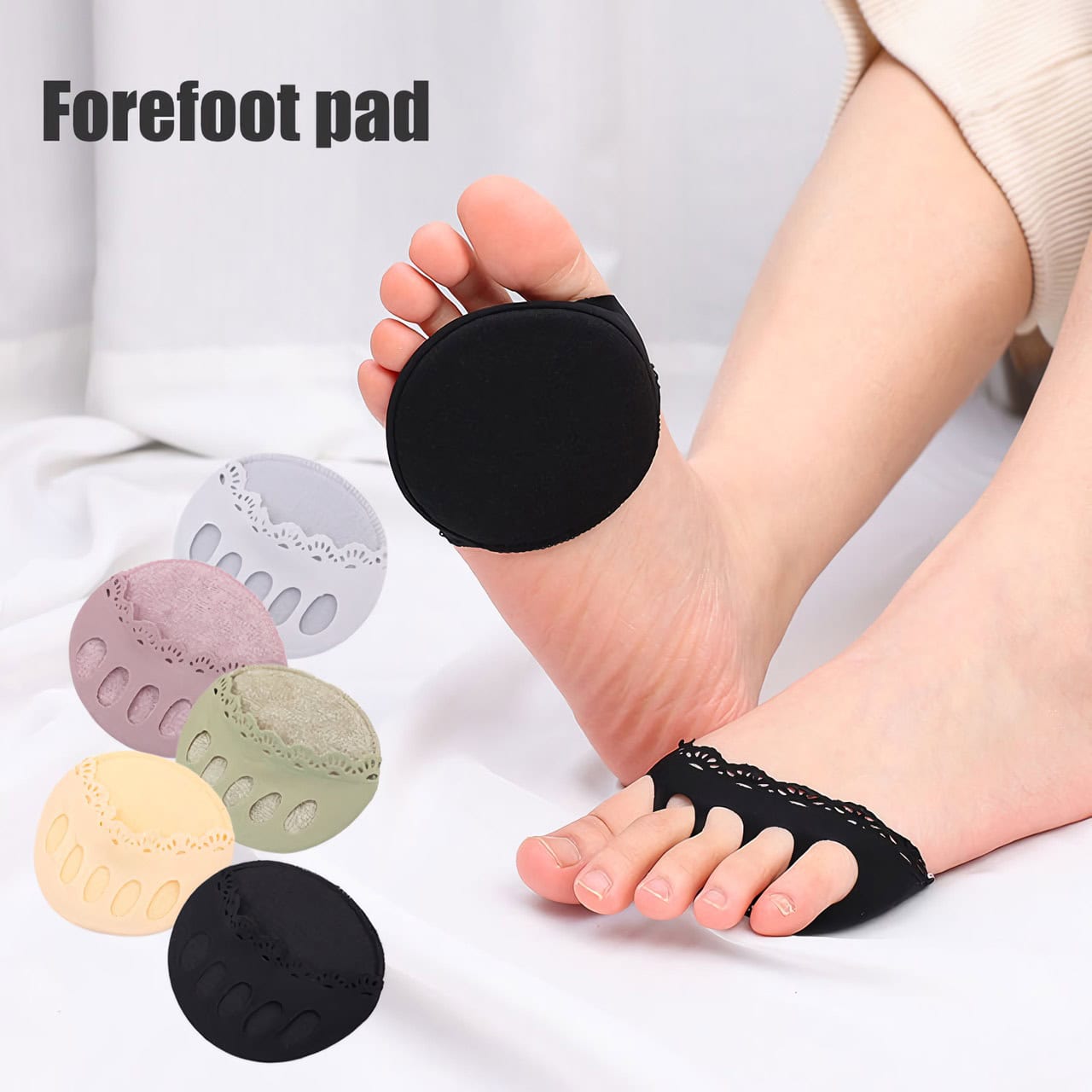 Optical support foot pads with soft gel material, designed to relieve pressure and provide comfort for everyday wear, suitable for all shoe types and foot conditions.