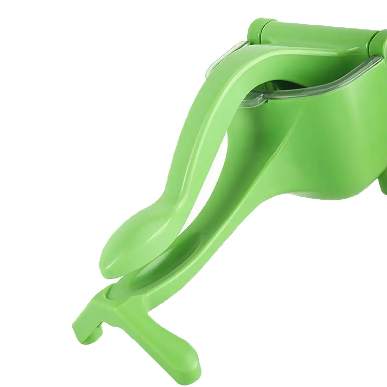 A compact, green eyelid clamp designed for precise eyelid procedures and eye cosmetic treatments.