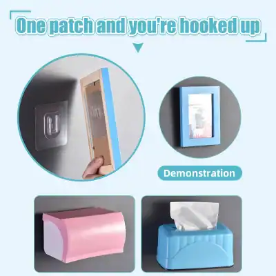 Image shows an open patch dispenser and a protective eye patch, used in optical care for eye health.