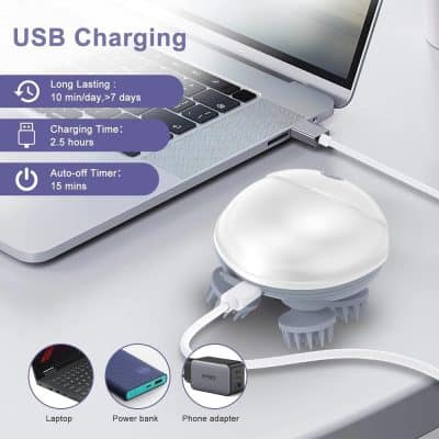 Efficient USB charging hub compatible with laptops, power banks, and phone adapters for quick, reliable device charging.