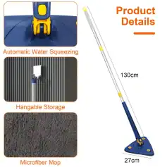 Efficient automatic water squeezing device with adjustable rod length for cleaning and sanitizing surfaces. Ideal for healthcare and cleaning professionals.