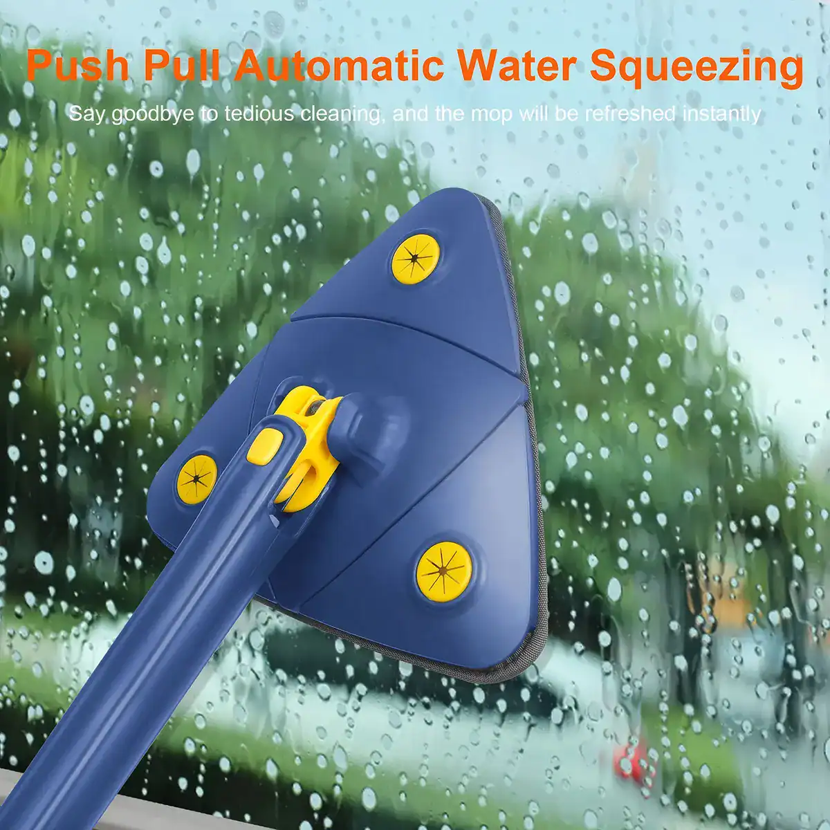 Effortless auto water removal with push-button convenience, ideal for windshields and glass surfaces to ensure streak-free cleanliness.