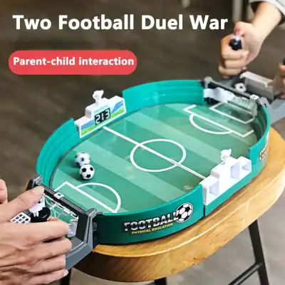 Parent-child football duel game for kids and adults, perfect for family fun, interactive play, and stimulating physical activity. A great gift idea for soccer fans and children.