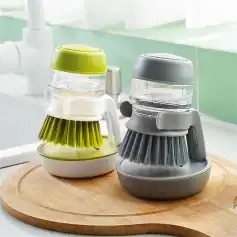 Smart automatic dish soap dispensers with integrated brushes for easy kitchen cleaning. Compact, modern, and convenient for daily use in home or professional kitchens.