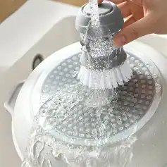 Durable, stainless steel cleaning brush for medical devices, ensuring hygiene. Easy to use for efficient sterilization of medical tools and equipment.