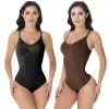 Versatile shapewear bodysuit for women, offering tummy control and contouring, available in black and brown. Perfect for enhancing silhouette and comfortable all-day wear.