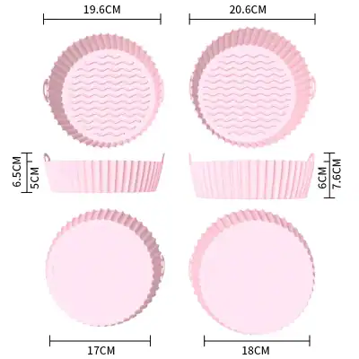 Pink cupcake liners with ruffled edges for baking and decorating desserts. Ideal for cupcakes, muffins, and sweet treats. Durable, non-stick, and perfect for event party favors or bakery use.