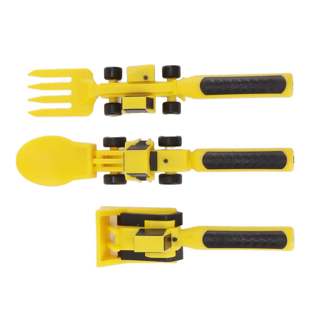 Kids Excavator & Bulldozer Themed Tableware Set - Image 7