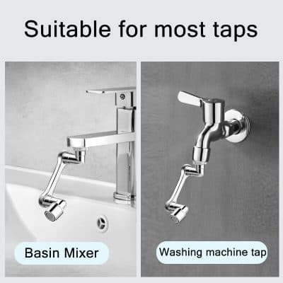 High-quality basin mixer tap for sinks, designed for durability and easy use, perfect for modern bathrooms and kitchens. Suitable for various tap types for efficient water control.