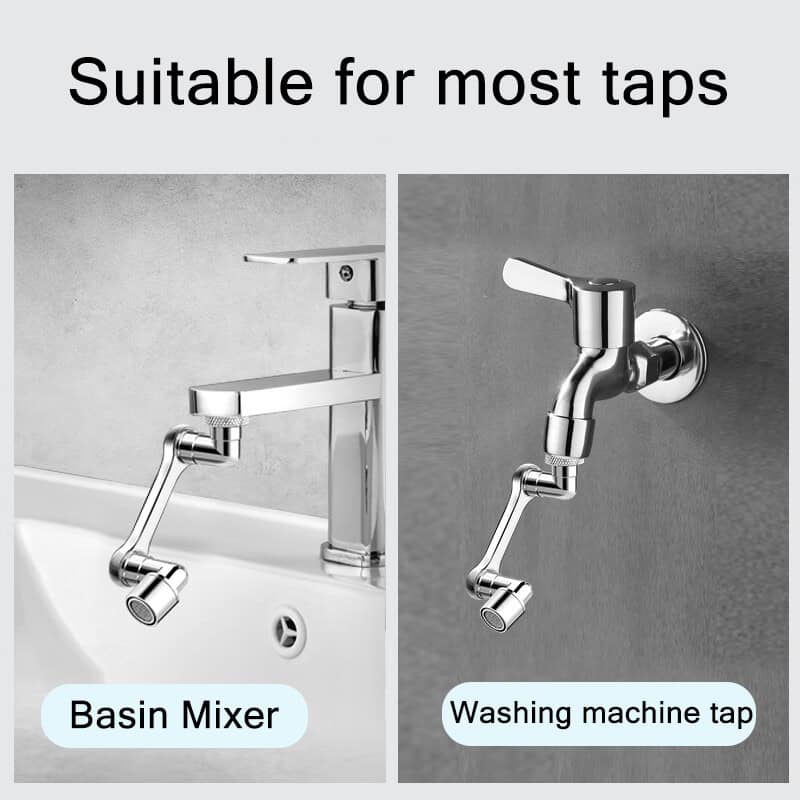 High-quality basin mixer tap for sinks, designed for durability and easy use, perfect for modern bathrooms and kitchens. Suitable for various tap types for efficient water control.