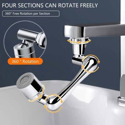 High-quality, durable, and stylish bathroom sink faucet featuring 360° rotation for versatile application.