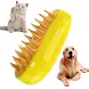 Close-up of a pet grooming brush designed for cats and dogs, featuring adjustable teeth for gentle combing, ideal for pet owners seeking effective grooming tools from Monalisa Store.