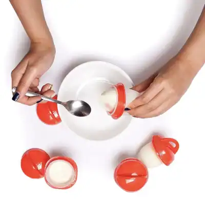 High-quality lip balm containers with secure red caps, perfect for storing and dispensing lip balm in retail or personal use, available at Monalisa Store.