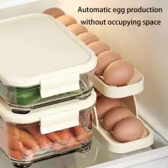 Electric egg incubator with automatic production, space-saving design, preserves eggs hygienically. Ideal for residential and commercial use, ensures efficient egg storage and incubation.