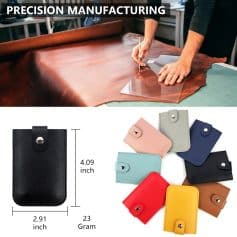 Durable, colorful leather keychains with metal snap closures, perfect for stylish organization and gifting, made from high-quality materials for everyday use.