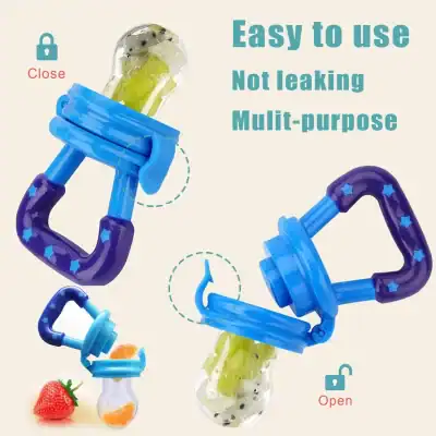 Brightly colored baby teething toys with Leak-proof design, perfect for soothing gums and early tooth development, easy to use and safe for infants.