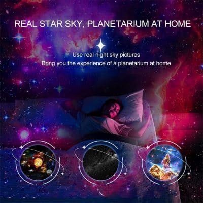 Real night sky visualization sleep mask with star and galaxy designs for immersive sleep relaxation and stargazing at home.