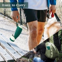 Eco-friendly reusable water bottle perfect for outdoor activities, hiking, and sports. Lightweight, durable, and easy to carry for hydration on the go.