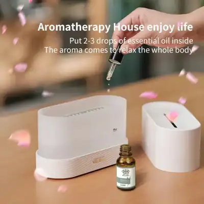 Aromatherapy diffuser with essential oil drops, creating a calming atmosphere for relaxation at Monalisa Store.