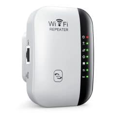 Wireless WiFi signal booster device for enhanced internet connectivity at Monalisa Store. Compact, reliable, easy-to-use WiFi range extender for better coverage in medical environments.