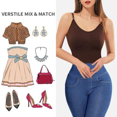 Elegant earrings, necklace, dress, handbag, and high heels showcased for fashionable women. Perfect for styling tips, accessories, and outfit ideas for various occasions.