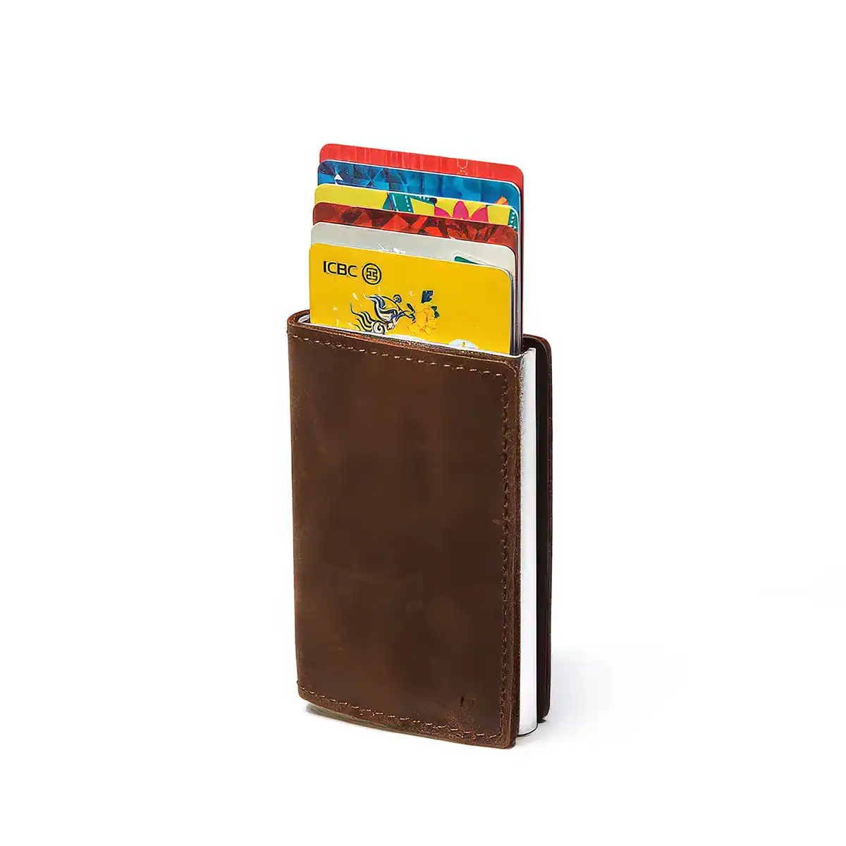 RFID Genuine Leather Card Holder Wallet - Image 6